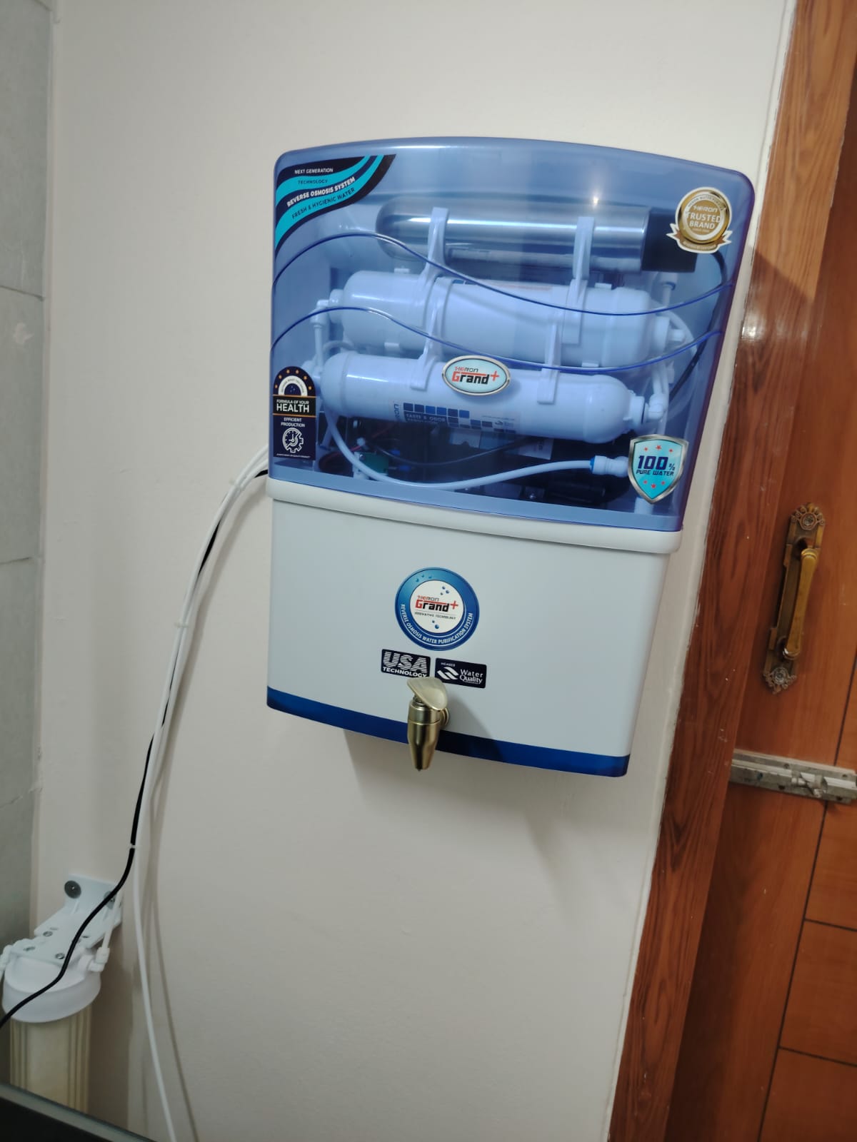 75 GPD Heron Grand Plus RO Water Purifier Installation