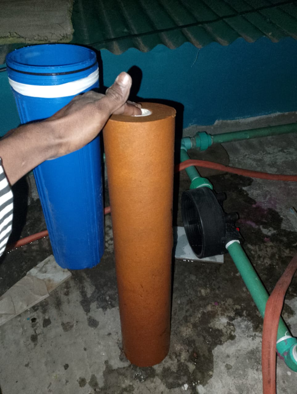 20 Inch Jumbo Iron Removal Housing Filter Installation in Baridhara, Dhaka