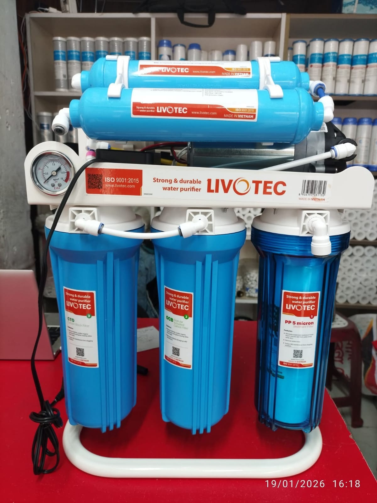 Livotec RO-100SM 6-Stage 100 GPD RO Water Purifier